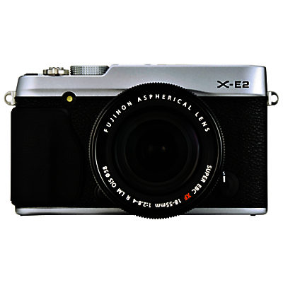 Fujifilm X-E2 Compact System Camera with XF18-55mm Lens, HD 1080p, 16.7MP, EVF, 3  LCD Screen
